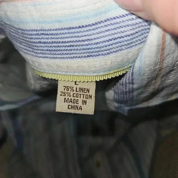 Tommy Bahama linen cotton blend large - Picture 6 of 6